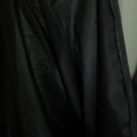 COPY - Vintage-Style Black Wide-Leg Flared Pants - Picture 6 of 8